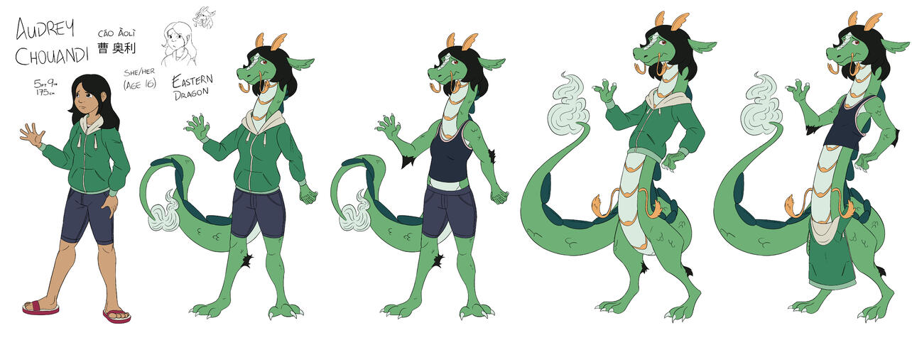 Character Design for main protagonist for personal project.