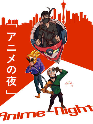 Anime Night A commission.